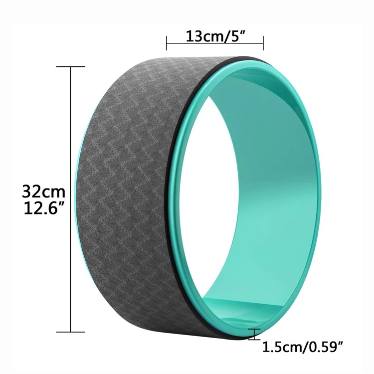 12.6'' Yoga Pilates Fitness Back Roller Wheel Balance Improvement Indoor Exercise