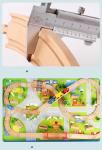 Mini Wooden 88pcs City Road Builder Wooden Board Game