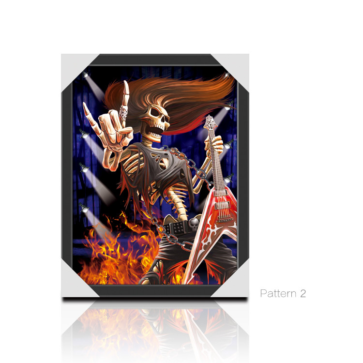 Scary Grimace Theme Lenticular 3D Poster 30x40cm Size For Shop Decoration