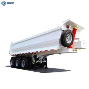 Wholesale 3 Axles 50 Ton Heavy Duty Dump Trailer 35m3 Tipper Trailer for Sale in Guinea from china suppliers