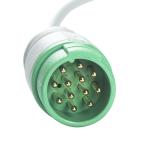 Biolight BLT ECG Cable And Leadwires 5 Lead IEC Clip 12Pin C2557P0 ECG Cable