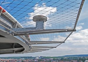 Wholesale Suspended Anti Fall Stainless Steel Architectural Mesh 60 Degree Angle from china suppliers