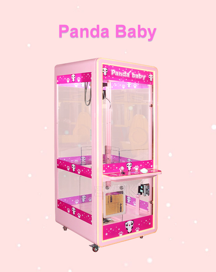 Indoor Game Center Mini Cube Crane Claw Machine Plush Toy Equipment