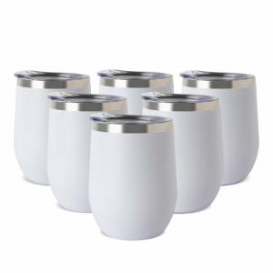 Wholesale 12oz White Stainless Steel Coffee Mug Double Wall Design For Long Time Insulation from china suppliers