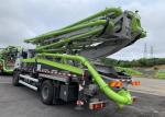 SINOTRUK 37m New Concrete Pump Truck , 2 Axle Truck Euro 6 Emission