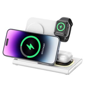 Wholesale Fast Foldable 3 In 1 Wireless Charger 15W For Phone Watch Earphone from china suppliers