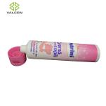 PE 50 ML Cosmetic Tube Packaging , Plastic Cream Tubes Pink Flip Cap