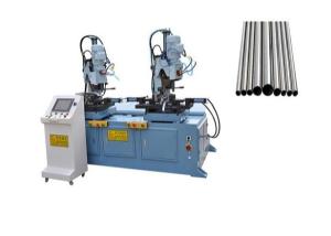 Wholesale Double Head 0.3T 95mm Square Pipe Cutting Machine from china suppliers