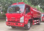 ISUZU 190HP Industrial Fire Truck 4x2 8000L Red Color Multifunctional