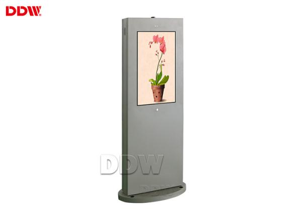 Resolution 1920x1080 Outdoor Digital Display Signs 55'' Floor Standing Outdoor