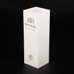 Magnetic Folding Cardboard Single Red Wine Bottle Gift Box For Shipping White