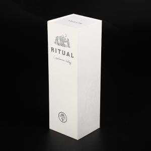 Wholesale Magnetic Folding Cardboard Single Red Wine Bottle Gift Box For Shipping White Color from china suppliers