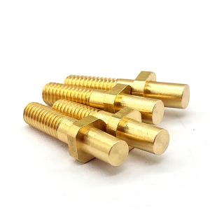 Wholesale High Precision Brass Turned Parts Conductive Conductive CNC Milling Brass Parts Anodized from china suppliers