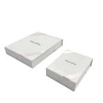 Pink Magnetic Closure Jewelry Box Wrapover Cardboard Box With Magnetic Closure