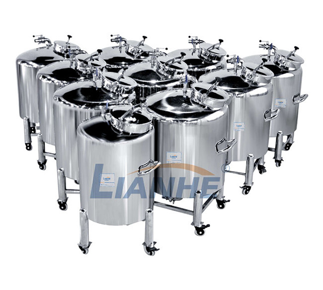 50L-5000L Liquid Storage Tanks Antirust Stainless Steel Material