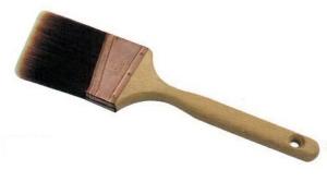 Wholesale Tapered PBT Chip Black Bristle Paint Brush with Natural Wood Handle from china suppliers