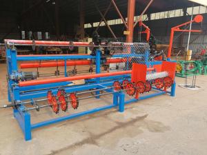 Wholesale CE ISO Servo Motor 4000mm Chain Link Weaving Machine from china suppliers