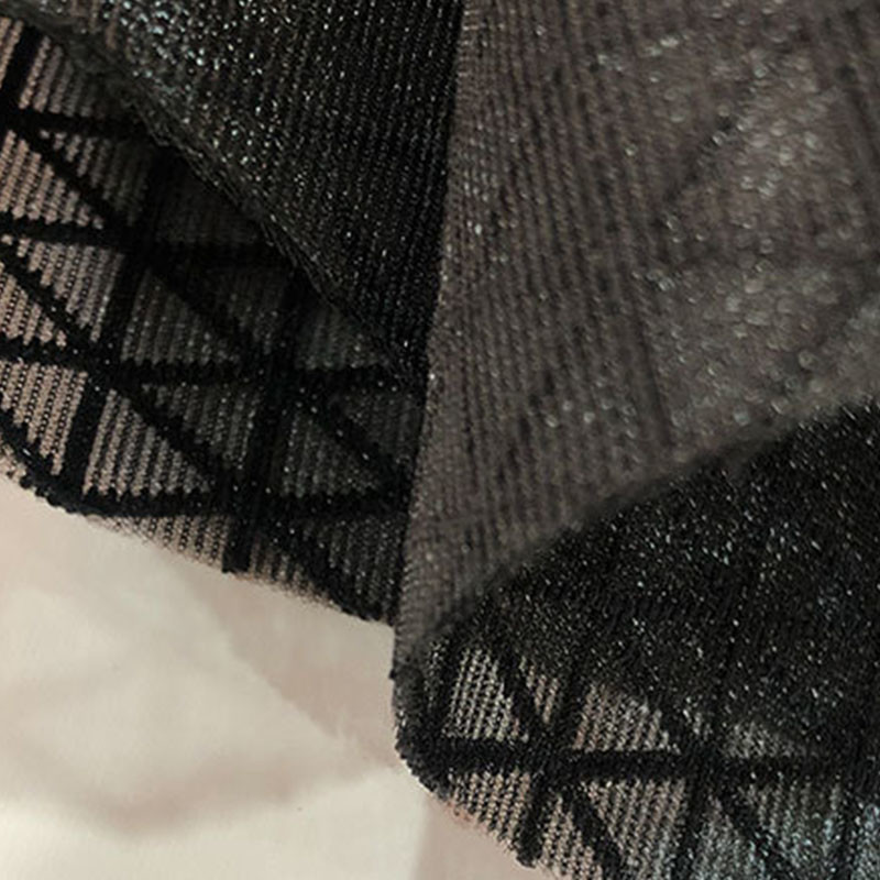 280GSM Semi Transparent Polyester Mesh Fabric Oversized Faux Fur Throw