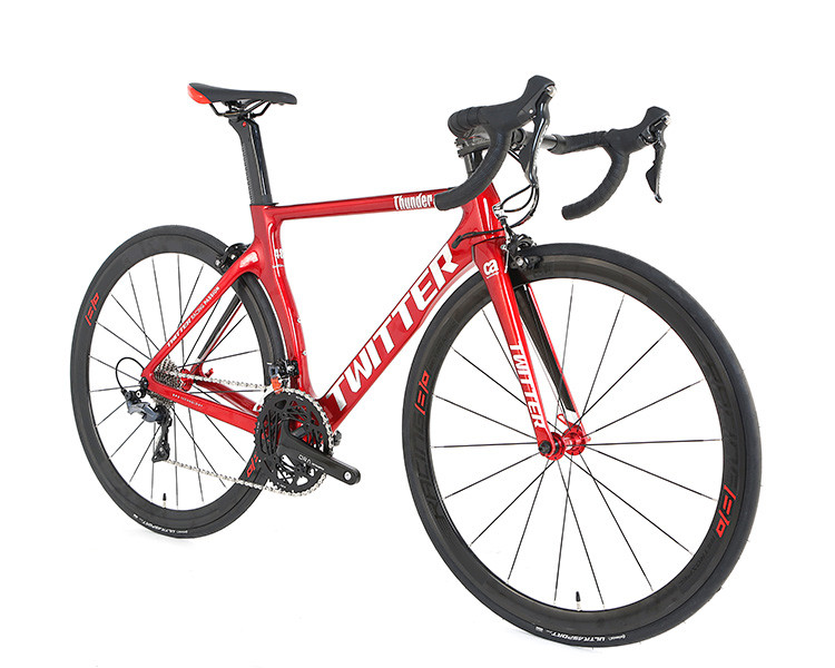 SHIMANO SORA R3000 Full Carbon Fiber Bike , Twitter Thunder Road Bike 8.6KG