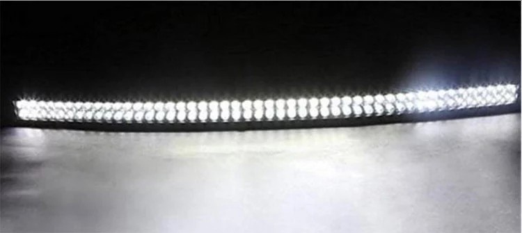 Super Slim Waterproof Curved 50 Inch 288W Offroad 12 Volt Led Light Bar With Diecast Aluminum Housing