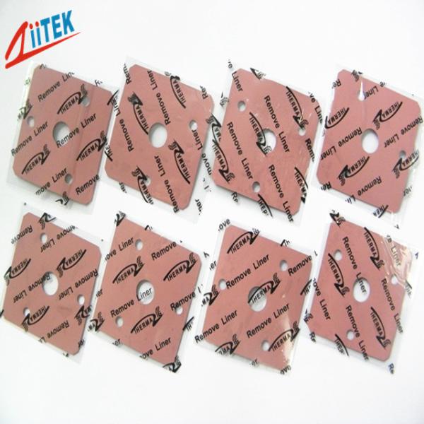 Telecommunication garnet Hardware Thermal Conductive Pad 6.2 W / mK , High