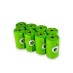 Customizable Flat Top Compostable Pet Waste Bags Retail Box Packed