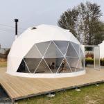 Luxury Outdoor Glamping Event Igloo Geodesic Dome Tent For Camping