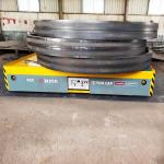 Steel Billet Electric Battery Transfer Trolley 5T For Sandblasting Room