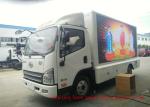 FAW Digital Mobile LED Billboard Truck Three Side For Road Show / Live