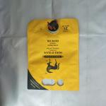 3 Litres Yellow Printed Stand Up Pouch With Spout / Spigot For Juice / Oil /