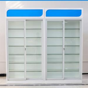 Wholesale Aluminum Frame Glass Door Medicine Display Cabinet Rust Proof from china suppliers
