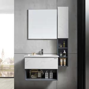 Wholesale Customized PVC Woodgrain 72 Inch Bathroom Vanity cabinets ODM from china suppliers