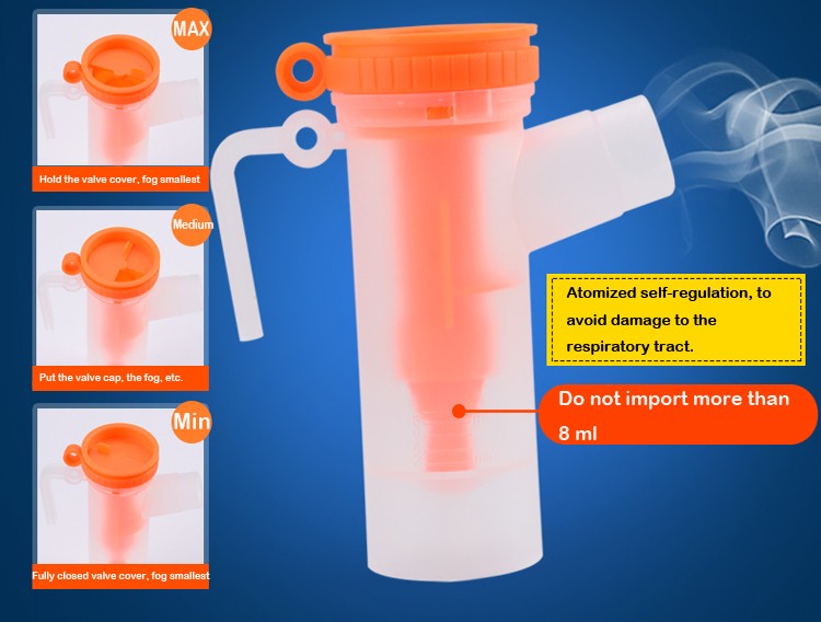 High Flow Piston Portable Compressor Nebulizer Machine For Hospital