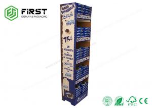 Wholesale Snack Corrugated Cardboard Displays Racks , Cardboard Pop Up Display For Chocolates from china suppliers