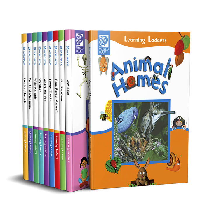 120Gsm Offset Kids Book Printing services Creative Sticker Eco Friendly Paper Material