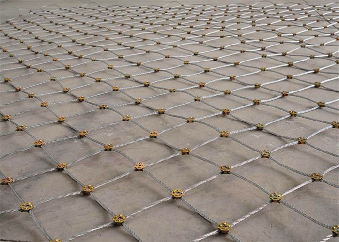 Professional Rockfall Protection Netting Low Carbon Steel Wire Slope Protection Mesh