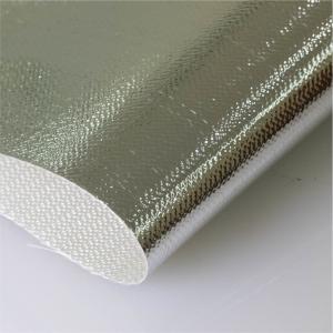 Wholesale Aluminum Coated Glass Fiber Cloth Al3732 High Tensile Thickness 0.4mm from china suppliers