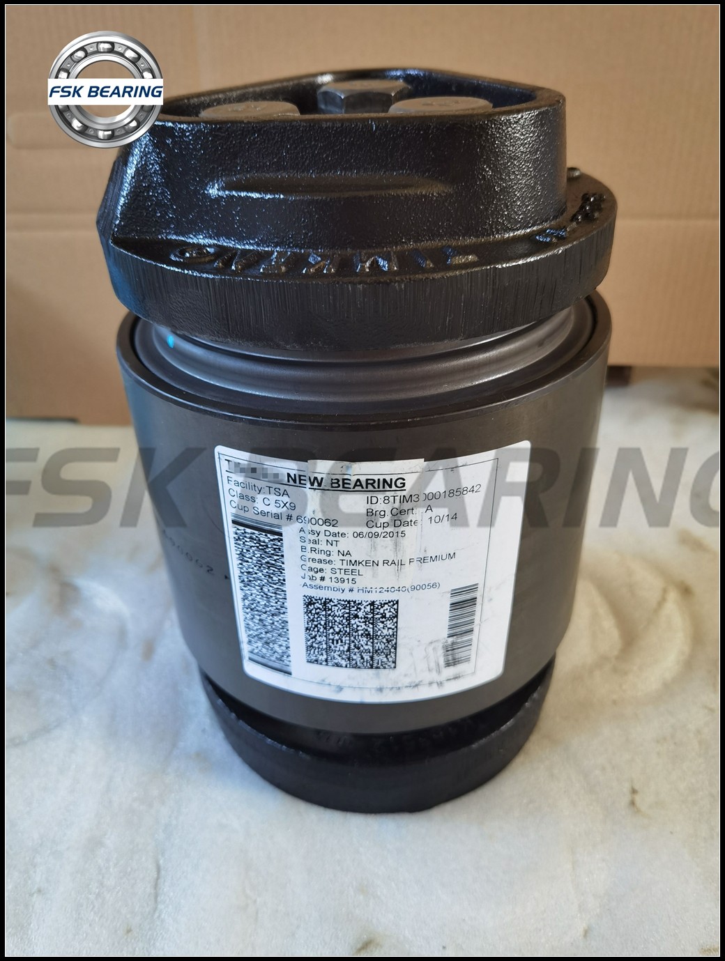 Double Row Class G 7×12 Railway Locomotive Bearing 177.787*276.225*185.74 mm Tapered Roller Bearing