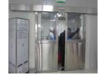 Custom Stainless Steel 304 / 201 Cleanroom Air Shower With Auto Slide Door