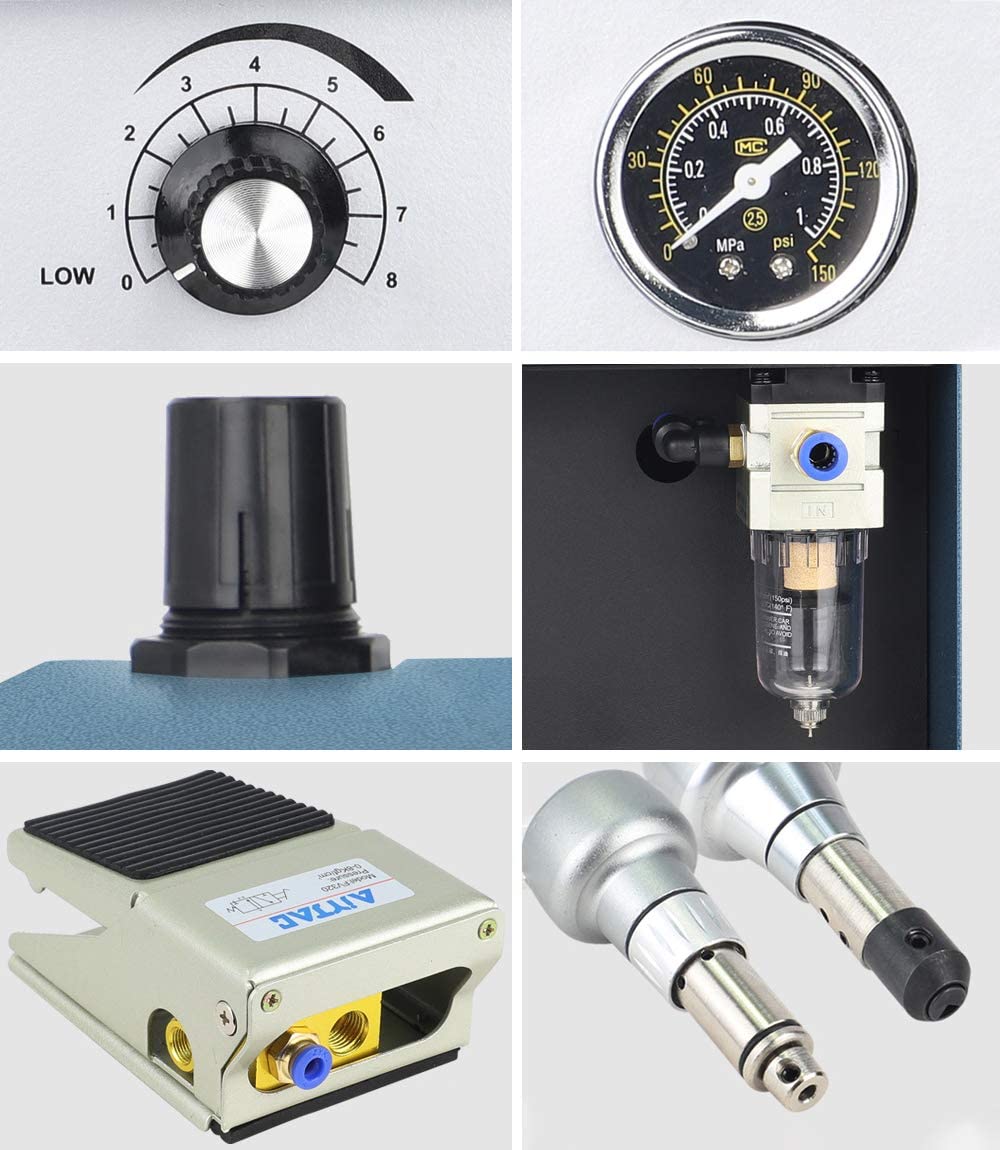 60W Pneumatic Engraver Machine 4000RPM Double Ended Impact Graver