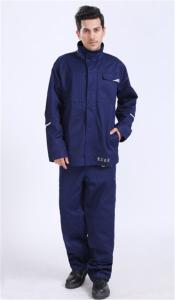 Wholesale EN1149 Electrical Arc Flash Protection Clothing , 280gsm Fire Resistant Jacket from china suppliers