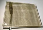 Outdoor 6.3mm SGP Laminated Glass Metal Coated Polymer Fabric