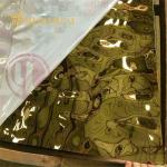 Stamped Gold Pvd Stainless Steel Sheet ODM Available With 7c PVC Film