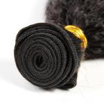 Afro Kinky Straight Malaysian Hair Extensions Bundles 8A Grade No Fiber No