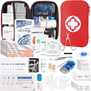 Wholesale Essential Emergency Trauma Medical Supplies Packed Red Waterproof Box, Perfect For Car Home Office Travel Outdoor from china suppliers
