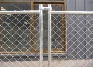 Wholesale Galvanized Metal Construction Fence Panels Chain Link 75x75mm 6x12ft from china suppliers