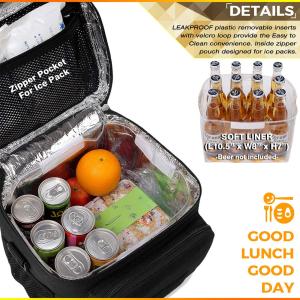 Wholesale Durable Lunch Bag Leakproof Lunch Cooler Tote for Office Outdoor from china suppliers