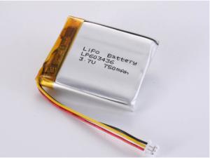 Wholesale LP603436 3.7V 750 MAH Prismatic Lithium Polymer Battery Silver Chemistry for Performance from china suppliers