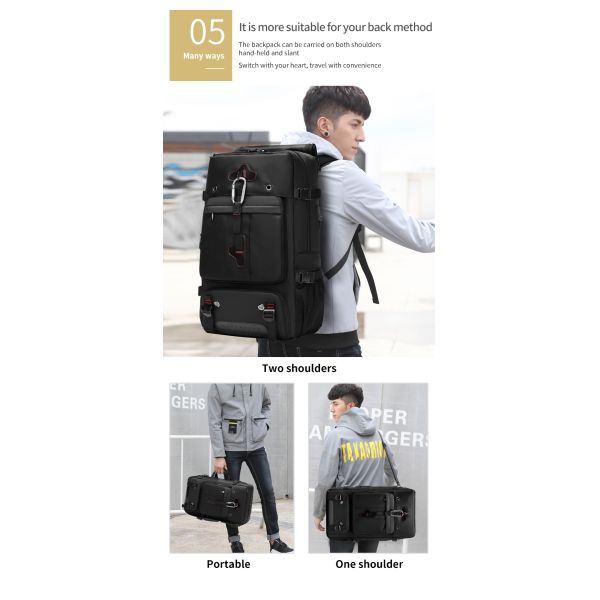 Customization Super Big Backpack For Travel Hiking Weather Resistance