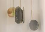 Modern simple bottle glass hanging pendant lamps creative e27 ceiling chandelier